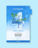 Тканевая маска для лица Numbuzin No.4 Icy Soothing Sheet Mask охлаждающая, успокаивающая, 27 г × 5 шт — фото 4