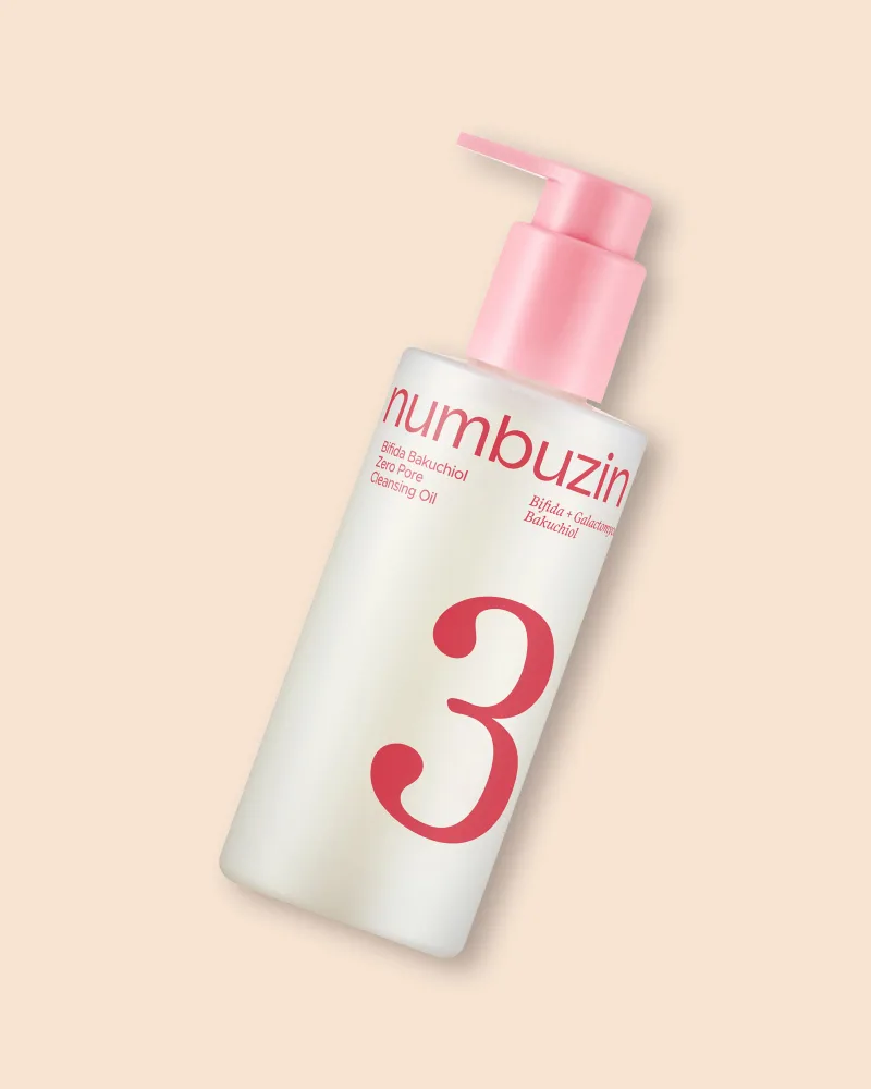 Гидрофильное масло Numbuzin No.3 Bifida Bakuchiol Zero Pore Cleansing Oil, для жирной и комбинированной кожи, 200 мл