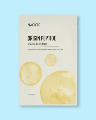 Тканевые маски для лица Nacific Origin Peptide Mask Pack, с пептидами, увлажняющие, 10 шт