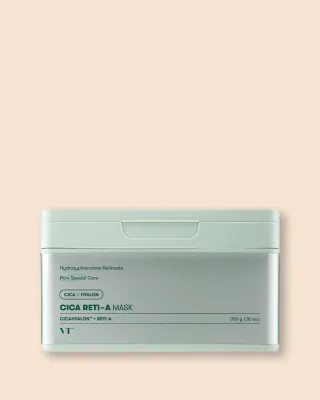 Тканевая маска для лица VT Cosmetics Cica Reti-A Mask, с центеллой и ретинолом, для сухой и нормальной кожи