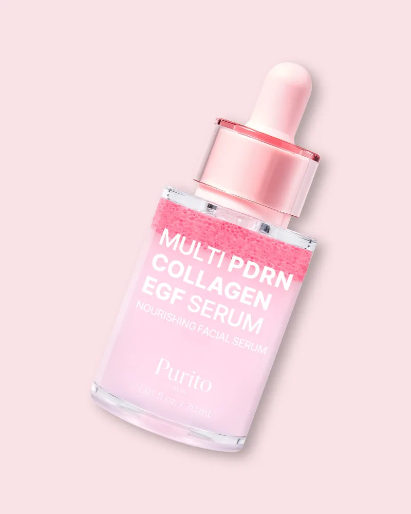 Сыворотка для лица Purito Seoul Multi PDRN Collagen EGF Serum, с полинуклеотидами и коллагеном, для тусклой кожи, 30 мл