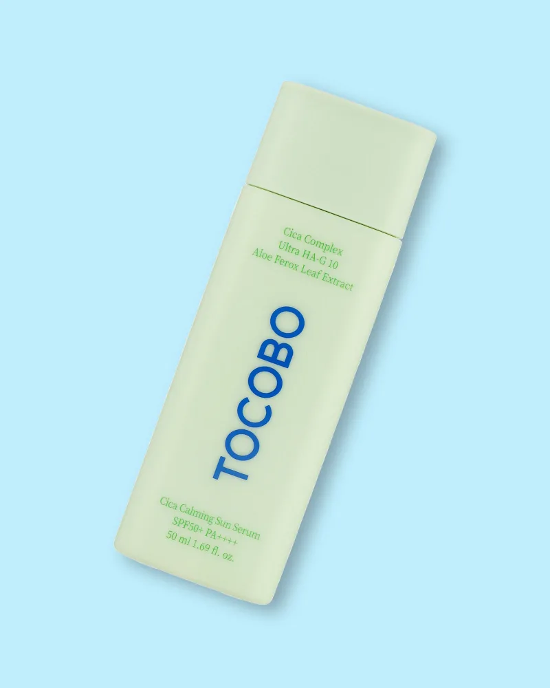 Солнцезащитная сыворотка для лица Tocobo Cica Calming Sun Serum SPF 50+ PA++++, с центеллой, 50 мл