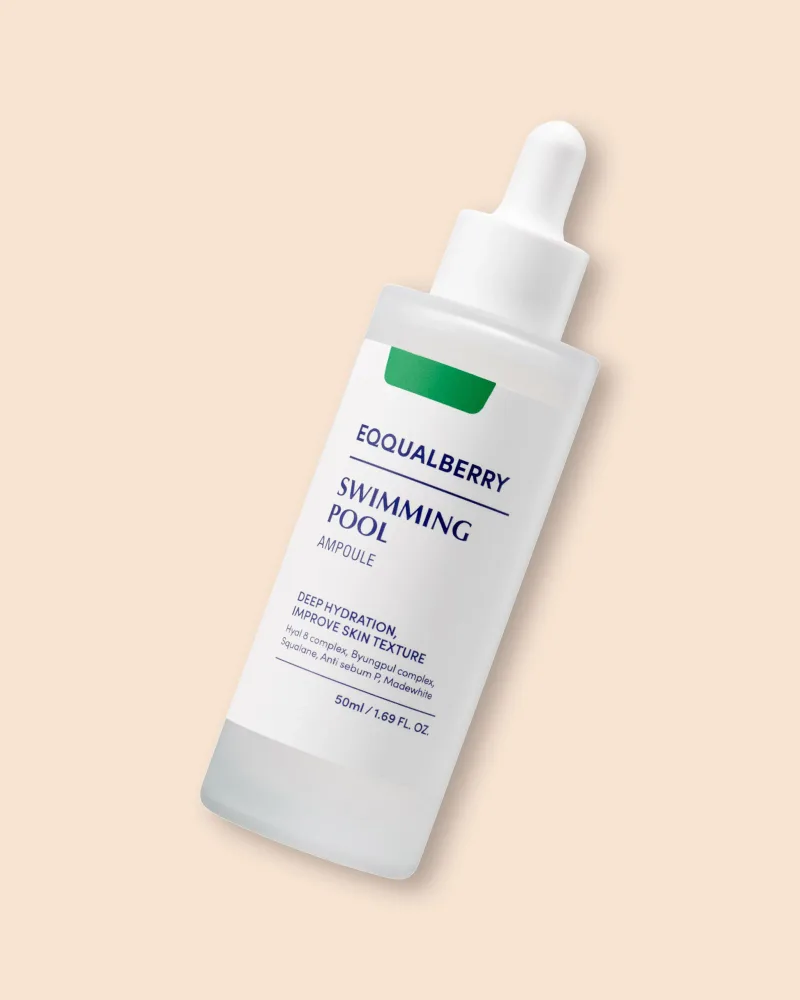 Ампульная сыворотка для лица Eqqualberry Swimming Pool Ampoule, глубоко увлажняющая, 50 мл