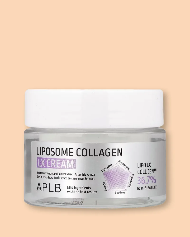 Крем для лица APLB Liposome Collagen LX Cream с липосомами коллагена, для тусклой и уставшей кожи, 55 мл