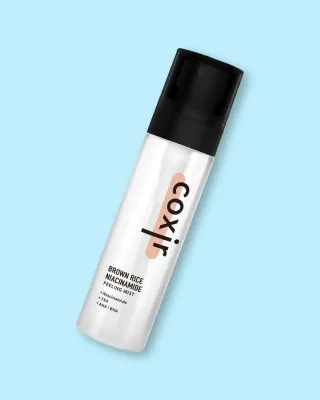 Пилинг-мист для лица Coxir Brown Rice Niacinamide Peeling Mist с AHA и BHA-кислотами и ниацинамидом, 80 мл