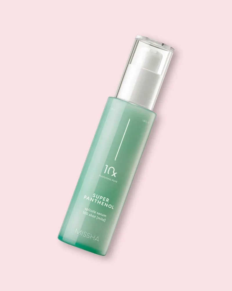 Сыворотка для лица Missha Super Panthenol Spicule Serum 100 Shot Mild, с пантенолом и спикулами, 50 мл