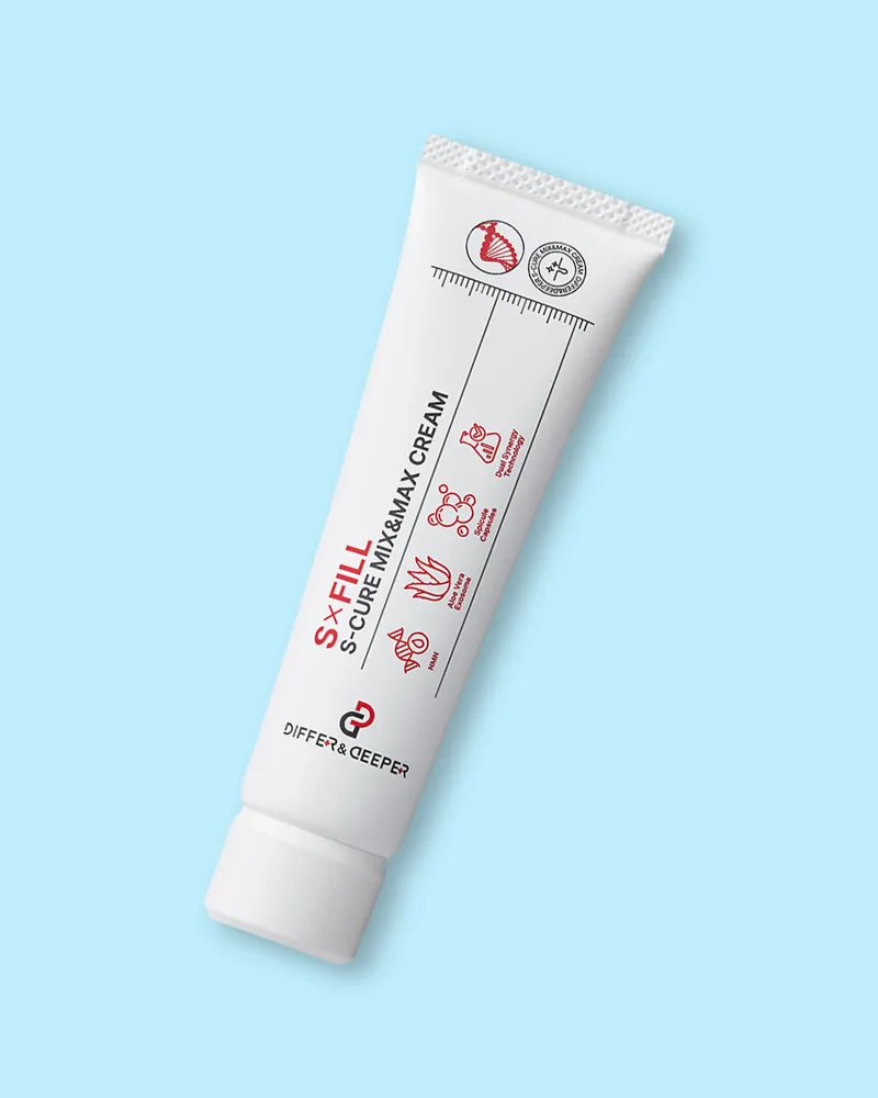Крем для лица Differ & Deeper S-Cure Mix&Max Cream, балансирующий, выравнивающий тон, 50 мл
