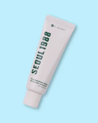 Восстанавливающий крем для лица Seoul 1988 Repair Cream Niacica 20% + Mugwort для чувствительной кожи, 50 мл