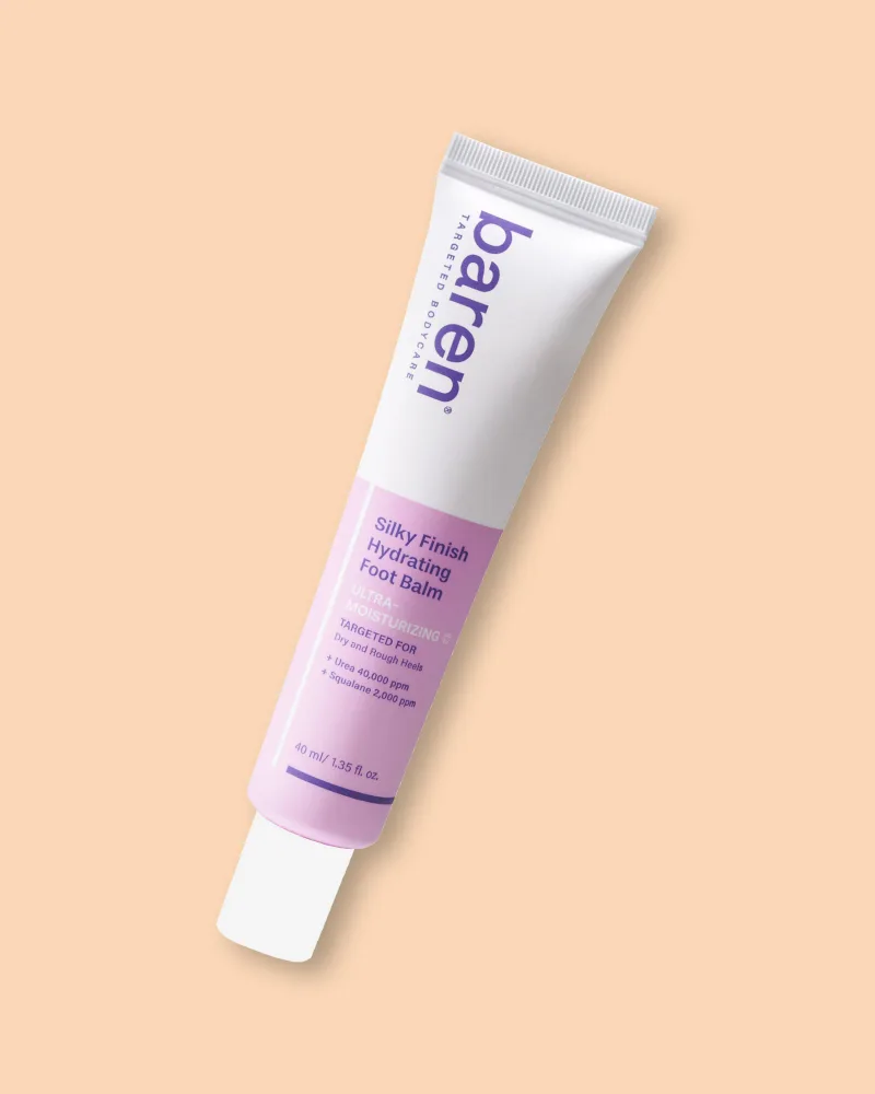 Бальзам для стоп Baren Silky Finish Hydrating Foot Balm, увлажняющий, для потрескавшихся пяток