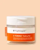 Отшелушивающие пэды для лица Nightingale C-Toning Peeling Pad тонизирующие, для сияния кожи, 60 шт, 155 мл — фото 1
