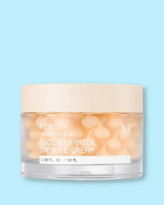 Крем для лица VT Cosmetics Rice Capsul Cream, с экстрактом риса, осветляющий, для сухой кожи, 50 мл