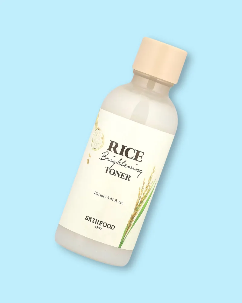 Тоник для лица Skinfood Rice Brightening Toner, увлажняющий, выравнивающий тон, 160 мл