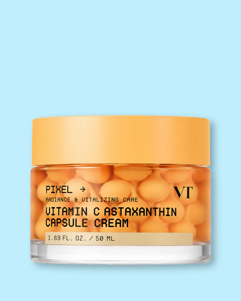 Крем для лица VT Cosmetics Vitamin C Astaxanthin Capsule Cream, с витамином C и астаксантином, для зрелой кожи, 50 мл