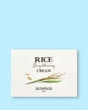 Крем для лица Skinfood Rice Brightening Cream осветляющий, с экстрактом риса, 60 мл — фото 3