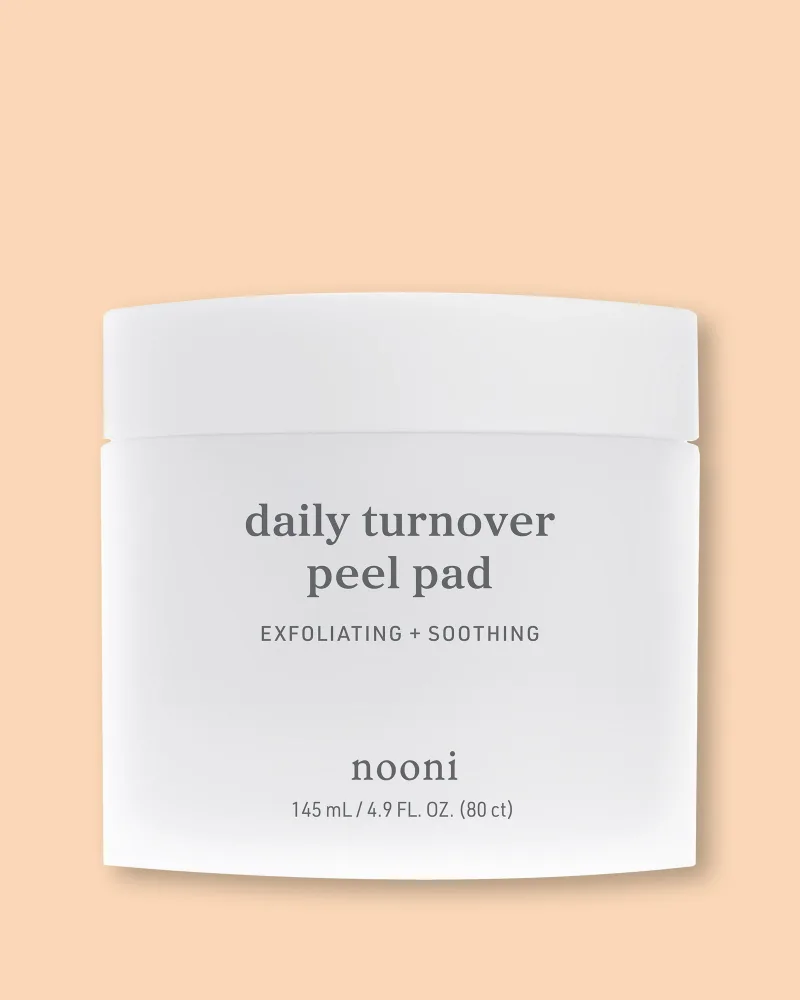 Отшелушивающие пэды для лица Nooni Daily Turnover Peel Pad для ежедневного ухода, 145 мл