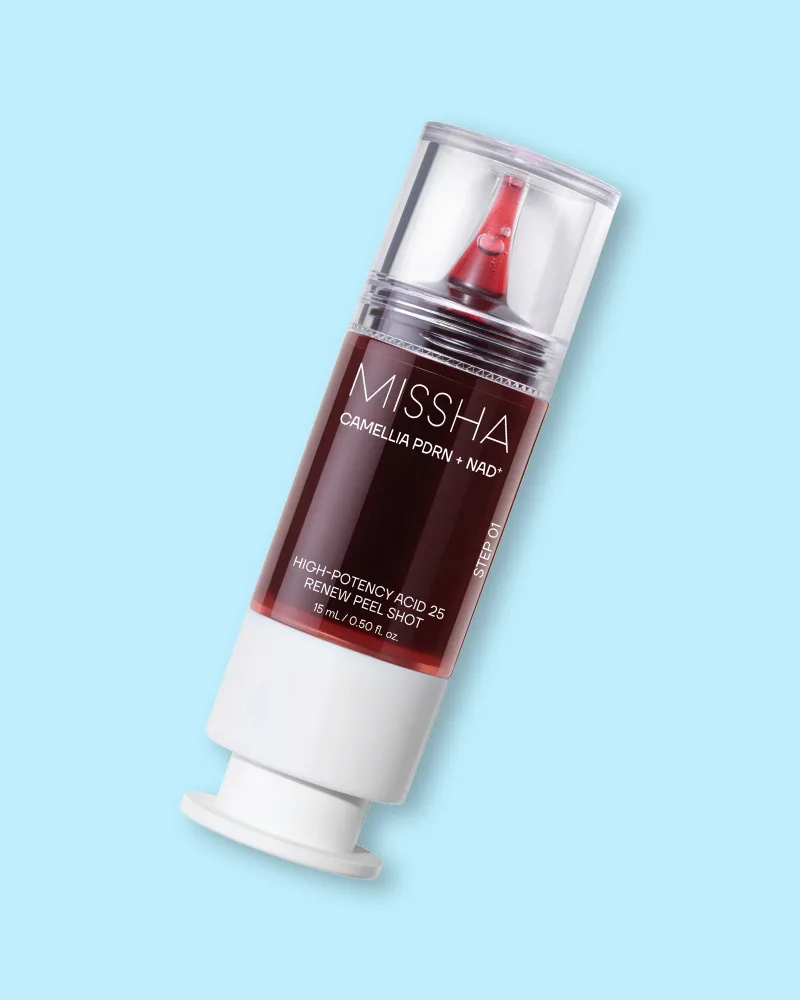 Сыворотка-пилинг для лица Missha PDRN NAD+ Renew Peel Shot 25, с полинуклеотидами, смываемая, 15 мл