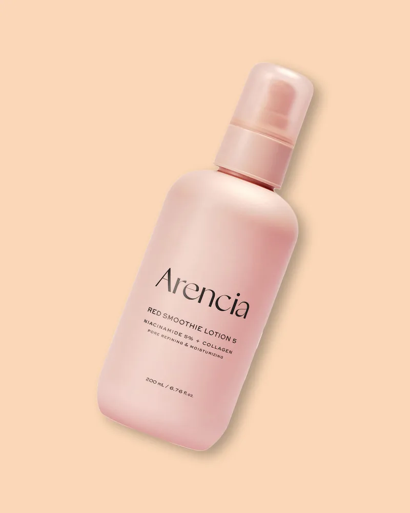 Тоник для лица Arencia Red Smoothie Lotion 5 увлажняющий, с ниацинамидом 5% и пептидами, 200 мл
