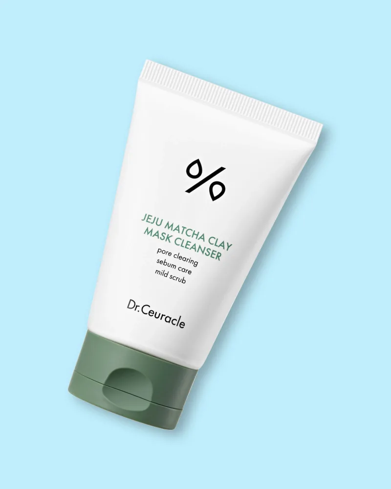 Очищающая маска для лица Dr. Ceuracle Jeju Matcha Clay Mask Cleanser с матчей, отшелушивающая, 120 мл