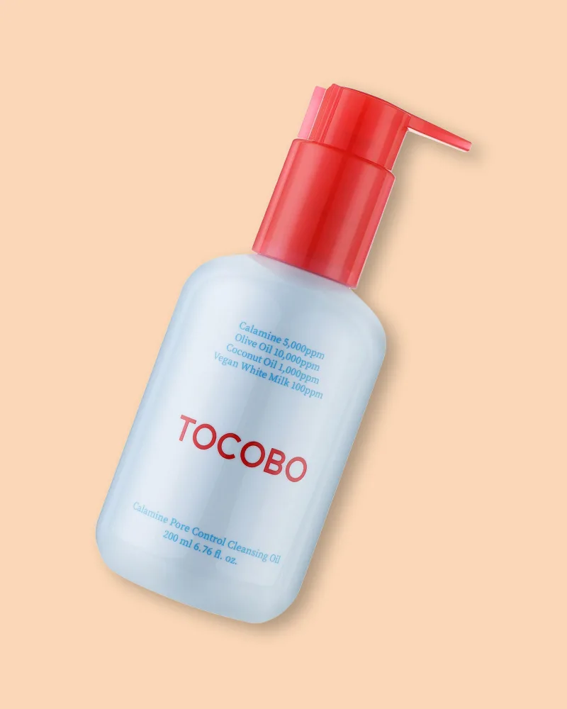 Гидрофильное масло Tocobo Calamine Pore Control Cleansing Oil, с каламином, очищающее поры, 200 мл