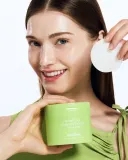 Пэды для лица By Wishtrend Green Tea & Ceramide Calming Toner Pad успокаивающие, с зелёным чаем и керамидами, 70 шт, 190 мл — фото 3