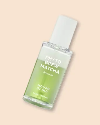 Ампульная сыворотка для лица House of HUR Phyto Brew Matcha Ampoule, с матчей, против усталости, 50 мл