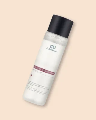 Тонер-бустер для лица Cuskin Clean-Up Collagen Boosting Toner, с коллагеном, для сухой кожи, 200 мл
