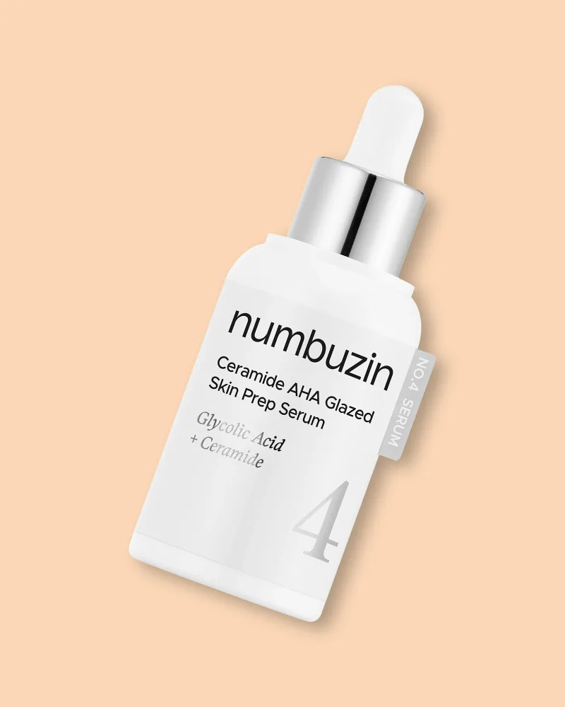 Сыворотка для лица Numbuzin No.4 Ceramide AHA Glazed Skin Prep Serum, с керамидами и AHA-кислотами, 30 мл