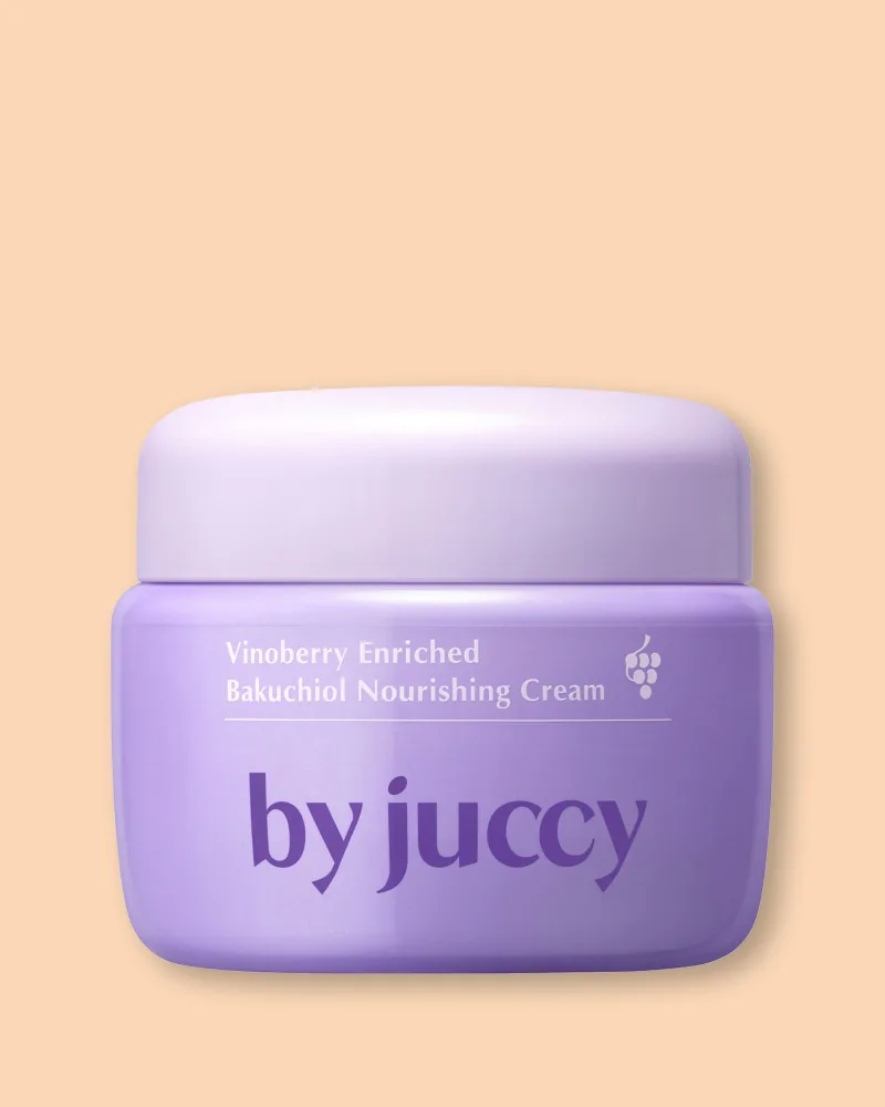 Питательный крем для лица By Juccy Vinoberry Enriched Bakuchiol Nourishing Cream, с бакучиолом, 55 мл