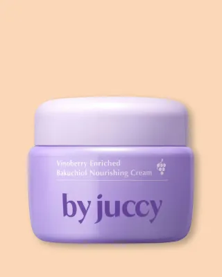 Питательный крем для лица By Juccy Vinoberry Enriched Bakuchiol Nourishing Cream, с бакучиолом, 55 мл