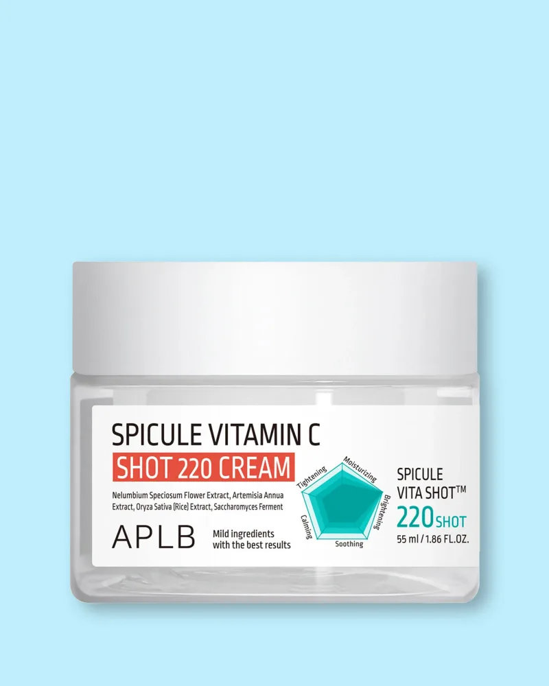 Крем для лица APLB Spicule Vitamin C Shot 220 Cream со спикулами и витамином C, 55 мл