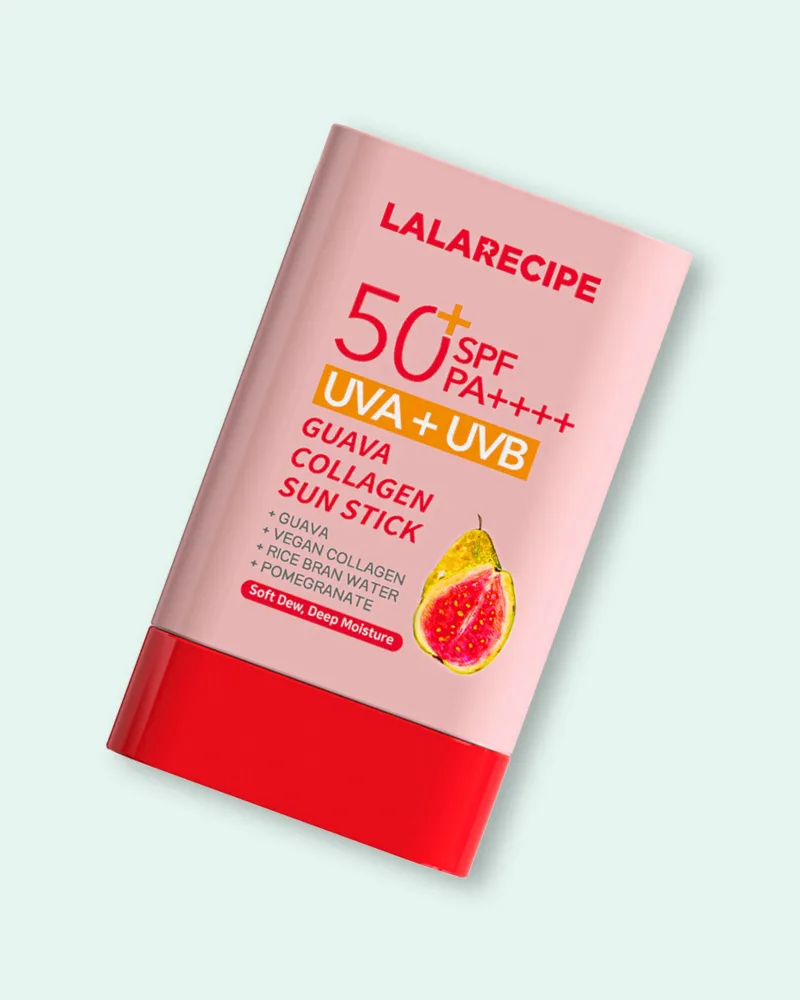 Солнцезащитный стик для лица Lalarecipe Guava Collagen с коллагеном и гуавой, SPF 50+, 20 г