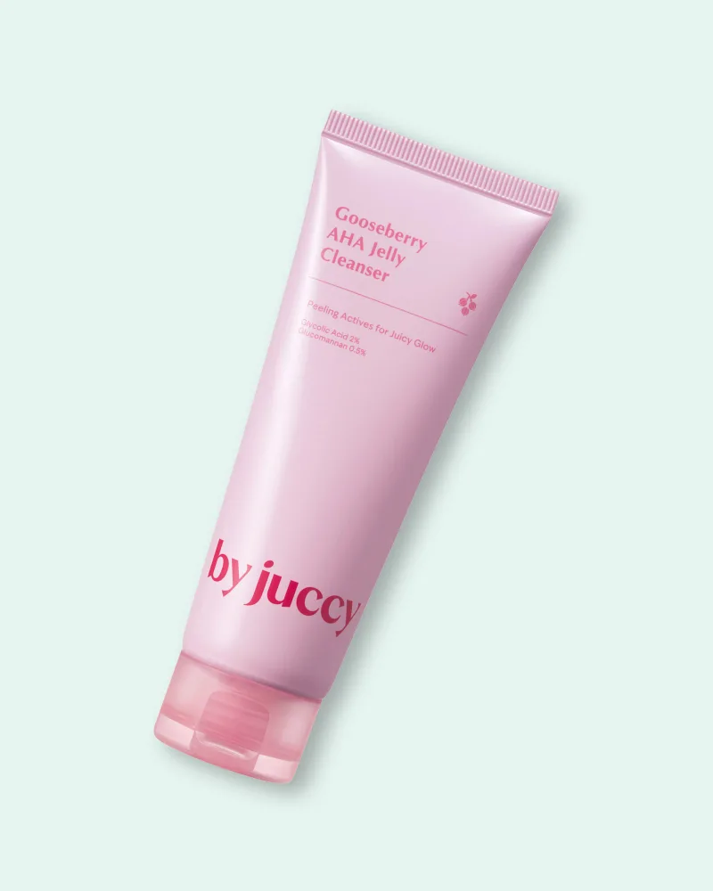 Гель для умывания By Juccy Gooseberry AHA Jelly Cleanser с AHA-кислотами и крыжовником, отшелушивающий, 120 мл