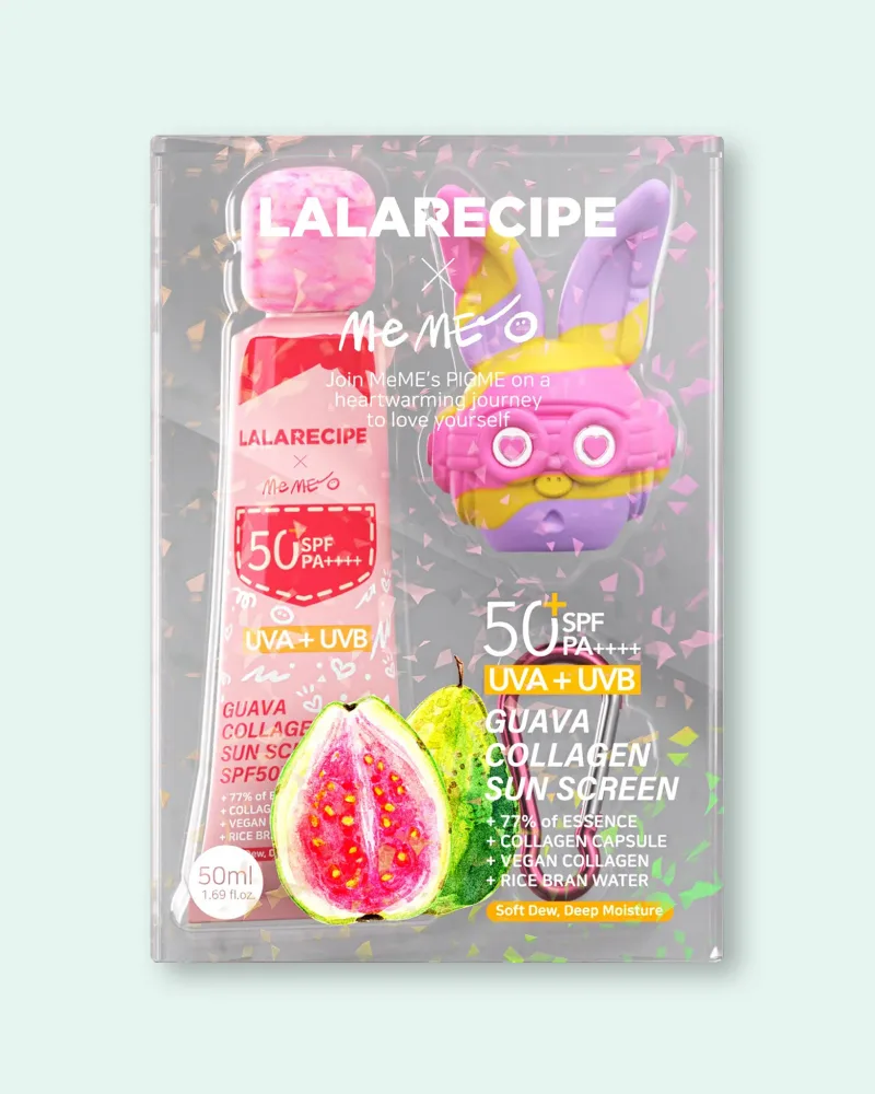 Солнцезащитный крем для лица Lalarecipe Guava Collagen с коллагеном и гуавой, SPF 50+, 50 мл