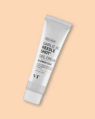 Гель-крем для лица VT Cosmetics Garlic AC Reedle Shot Gel Cream, с микроиглами, для чувствительной кожи, 50 мл