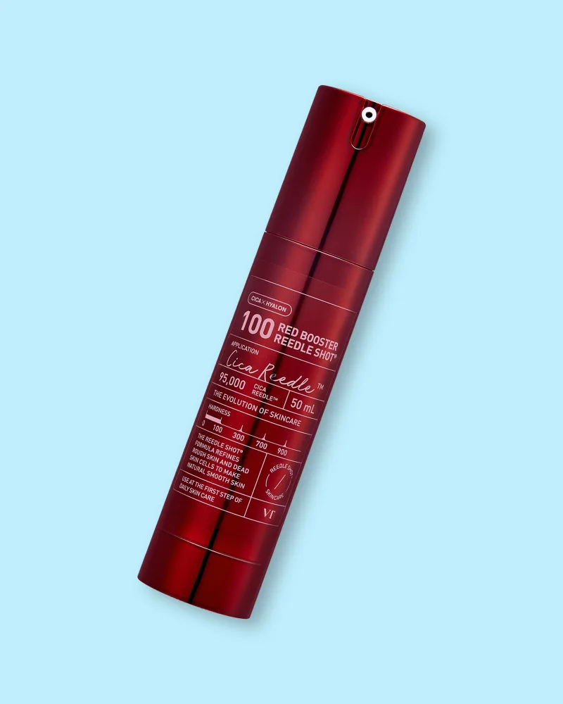 Сыворотка-бустер для лица VT Cosmetics Red Booster Reedle Shot 100, с микроиглами, успокаивающая, 50 мл