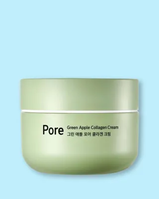 Крем для лица Milk Touch Green Apple Pore Collagen Cream для сужения пор, с коллагеном, 50 мл