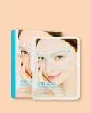 Патчи для кожи вокруг глаз The Saem Iceland Glitter Eye Goggle Mask, увлажняющие, с блёстками, 10 шт по 10 мл — фото 2