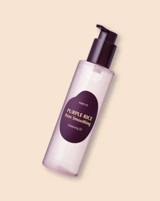Гидрофильное масло Eqqualberry Purple Rice Pore Smoothing Cleansing Oil успокаивающее, для чувствительной кожи, 200 мл