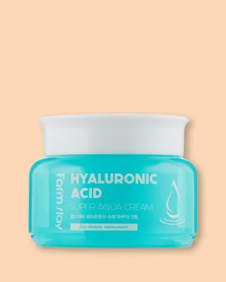 Крем для лица FarmStay Hyaluronic Acid Super Aqua Cream увлажняющий, с гиалуроновой кислотой, 100 мл
