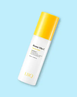 Сыворотка-спрей для лица UIQ Biome Vita C Serum Mist, осветляющая, с витамином C, 100 мл