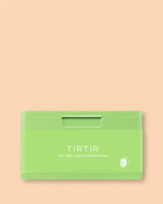 Тканевые маски для лица Tirtir Tea Tree Clear Ampoule Mask, с чайным деревом, успокаивающие, 30 шт