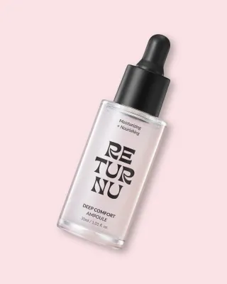 Ампульная сыворотка для лица Returnu Deep Comfort Ampoule, успокаивающая, укрепляет барьер кожи, 30 мл