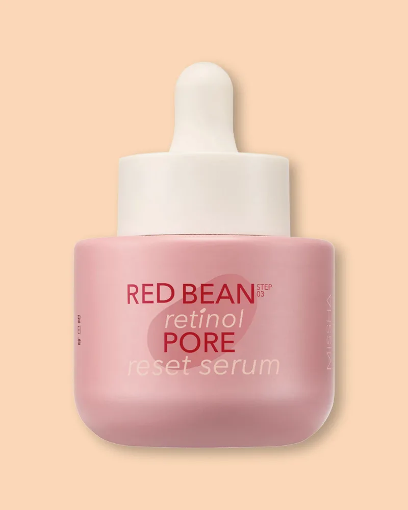 Сыворотка для лица Missha Red Bean Retinol Pore Reset Serum, с ретинолом, для расширенных пор, 30 мл