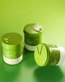 Бальзам для снятия макияжа Beplain Mung Bean Pore Grinding Cleansing Balm сужает поры, с машем, 100 мл — фото 3