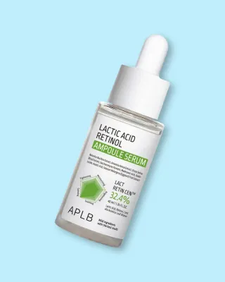 Ампульная сыворотка для лица APLB Lactic Acid Retinol Ampoule Serum с молочной кислотой и ретинолом, для сияния, 40 мл