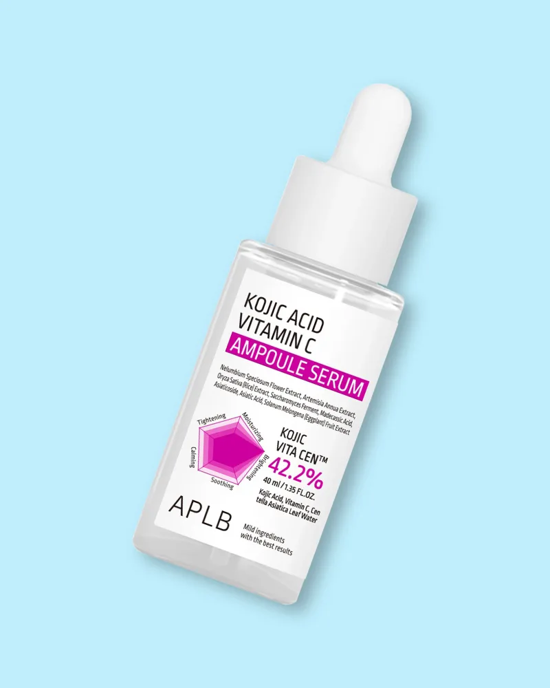 Ампульная сыворотка для лица APLB Kojic Acid Vitamin C Ampoule Serum с койевой кислотой, для ровного тона, 40 мл