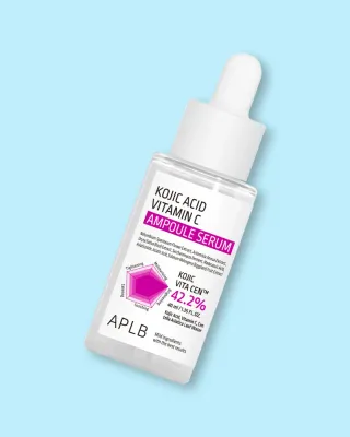 Ампульная сыворотка для лица APLB Kojic Acid Vitamin C Ampoule Serum с койевой кислотой, для ровного тона, 40 мл