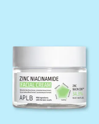 Крем для лица APLB Zinc Niacinamide Facial Cream с цинком и ниацинамидом, 55 мл
