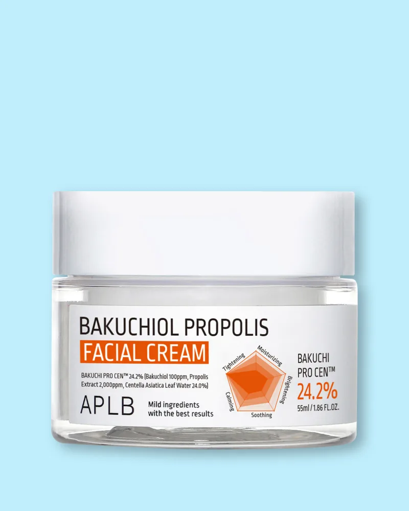 Крем для лица APLB Bakuchiol Propolis Facial Cream с бакучиолом и прополисом, 55 мл