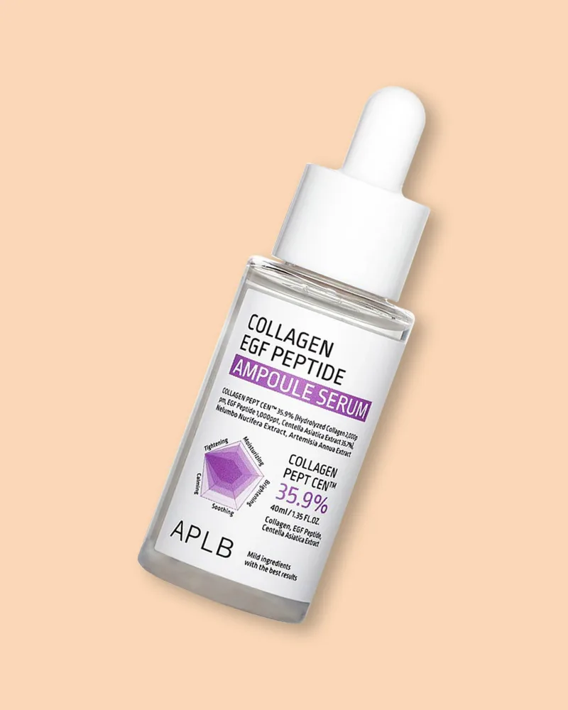 Ампульная сыворотка для лица APLB Collagen EGF Peptide Ampoule Serum с коллагеном и пептидами, для упругости, 40 мл